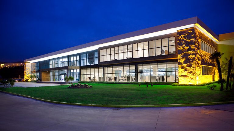 Exempel på byggnad där elsäkerhet är viktigt.