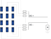 High impedance connection: One of the polarity terminals (positive or negative) is connected to the earth through a high impedance. 