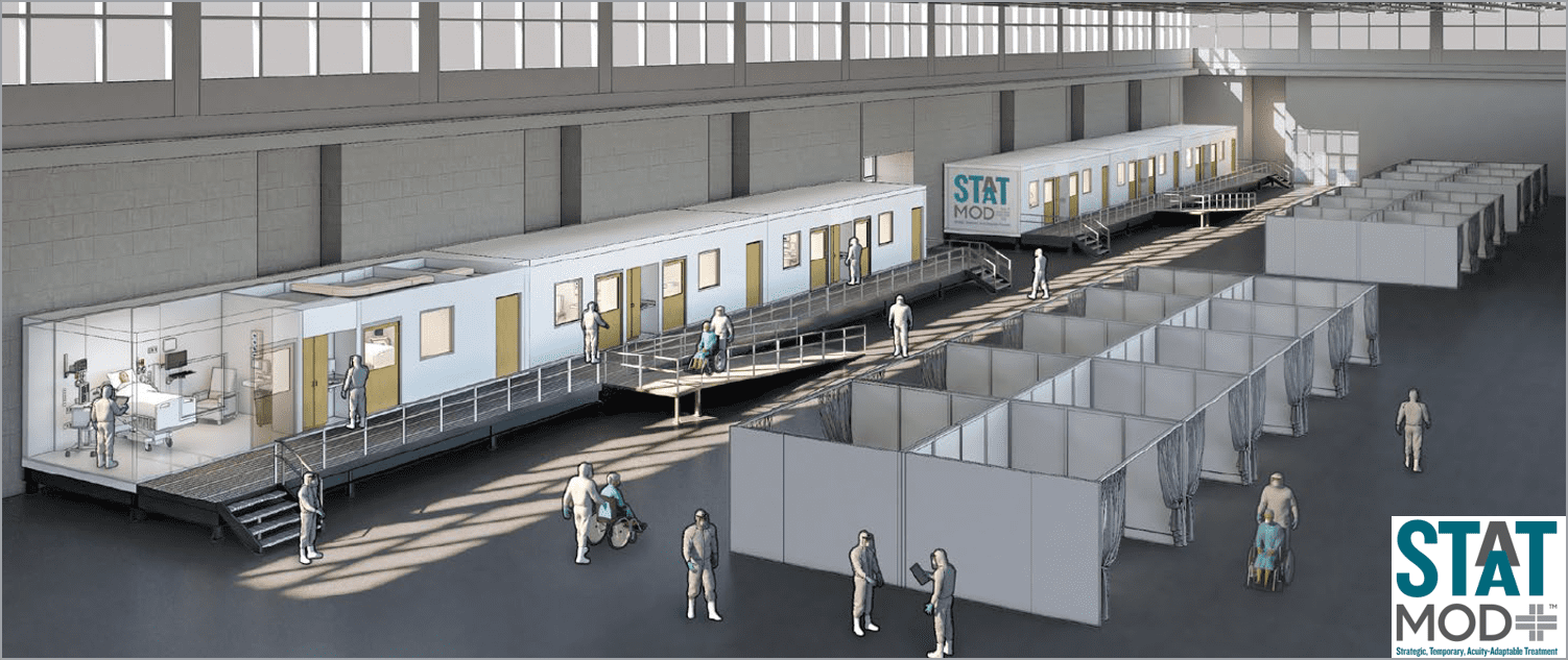 Pre-fabricated modular medical STAAT-Mod™ critical care units