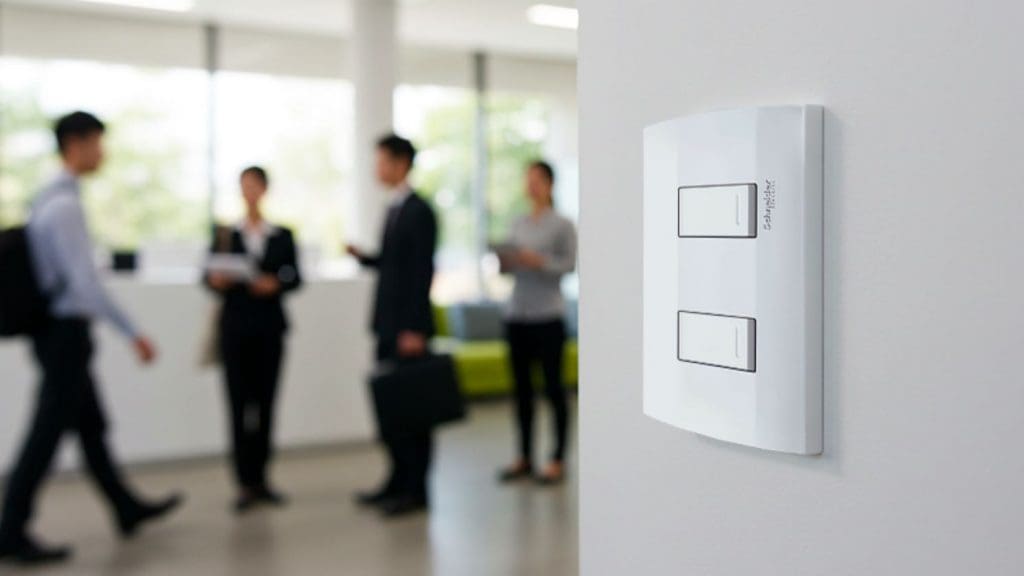 Single pole switches are typically used for everyday lighting as pictured.