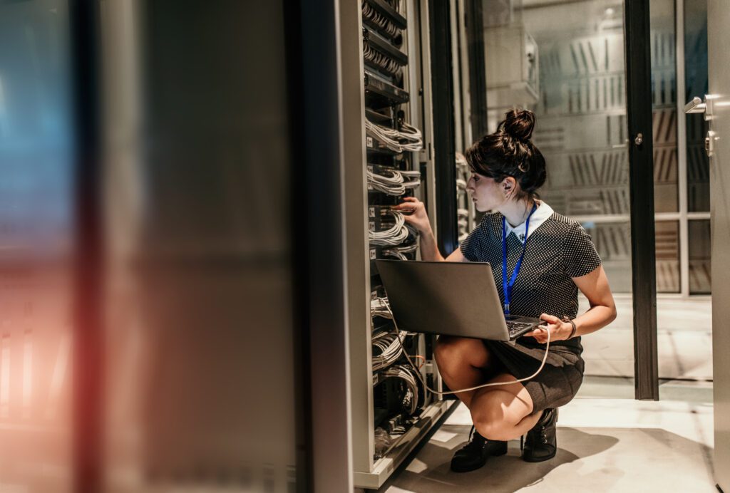 IT Engineer in Server Room