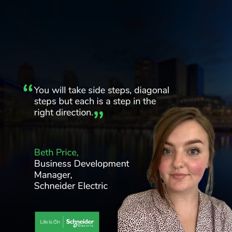 Beth Price, Schneider Electric's graduate programme participant in the UK and Ireland