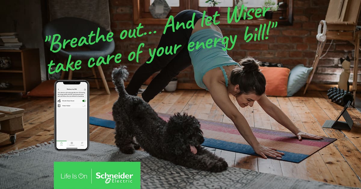 Breathe out...and let Wiser take care of your energy bill!