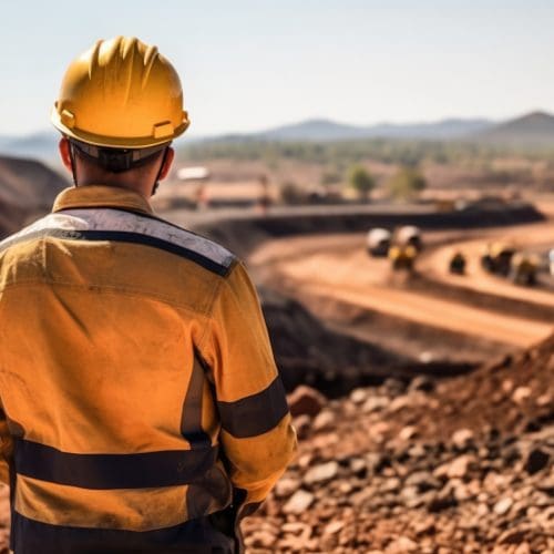 Manager oversees mining processing operation utilizing EcoStruxure Power and Process.