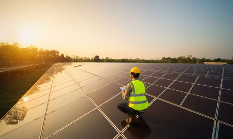 Engineer overseeing electrification for process automation operation.