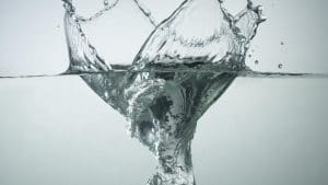 Water drop to abstractly represent liquid cooling for AI data centers.