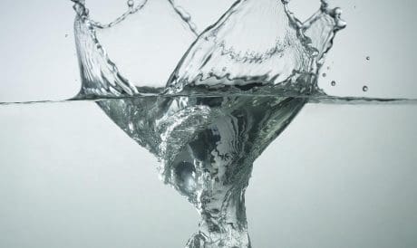 Water drop to abstractly represent liquid cooling for AI data centers.